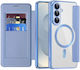 Techsuit Smartmag Buch Silikon Blau Galaxy S26
