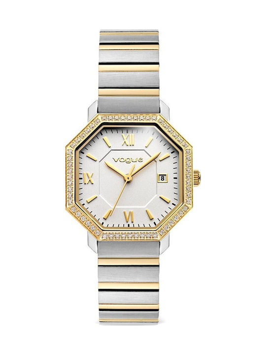 Vogue Women's Watch 29mm Battery with Gold Stainless Steel Bracelet