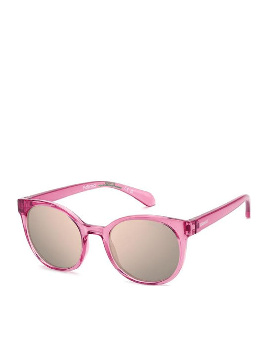Polaroid Cat Eye Kids Sunglasses Pink