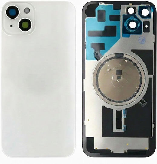 Apple Iphone 14 Plus Back Glass Without Nfc Enlarged Camera Frame Starlight Compatible
