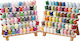 Stickgarn Set 120 Spulen 500 m Mehrfarbige