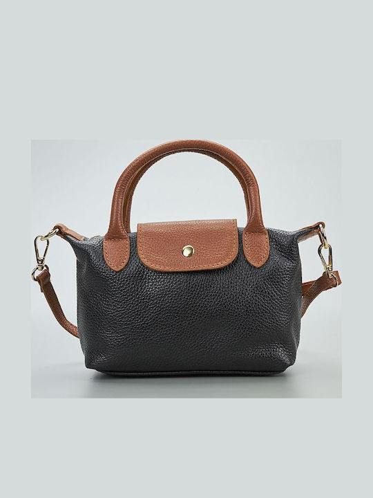 Leather Women's Bag Handbag Black