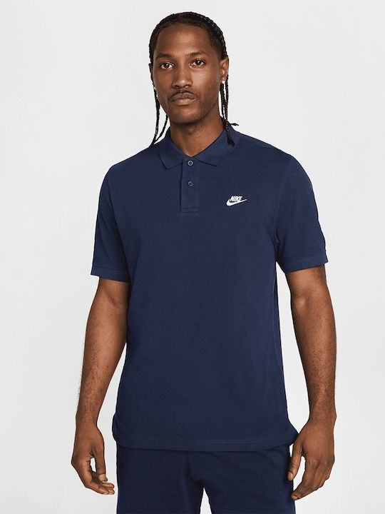 Nike Polo T-shirt Μπλε