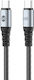 Forever USB 2.0 Cable USB-C male - USB-C 60W PD Μαύρο 1m
