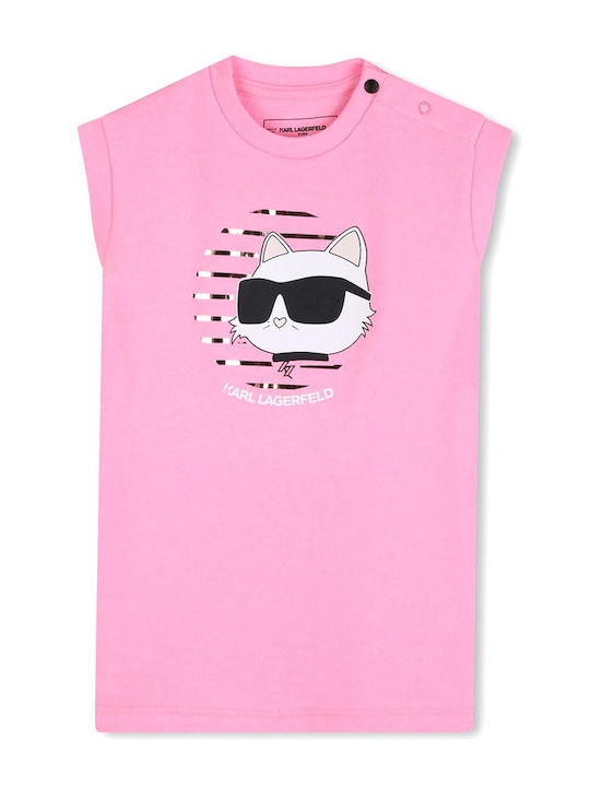 Karl Lagerfeld Παιδικό Φόρεμα Pink