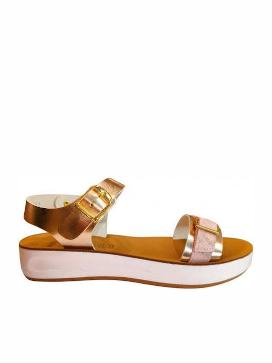 Pretty Soft Sandale Copii Anatomici Roz Auriu