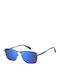 Polaroid Unisex Sonnenbrillen mit Silber Metallisch Rahmen und Blau Spiegel Gläser PLD2171 G V6D 5X