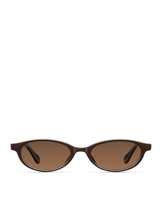 Meller Binti Unisex Sunglasses with Red Plastic Frame and Red