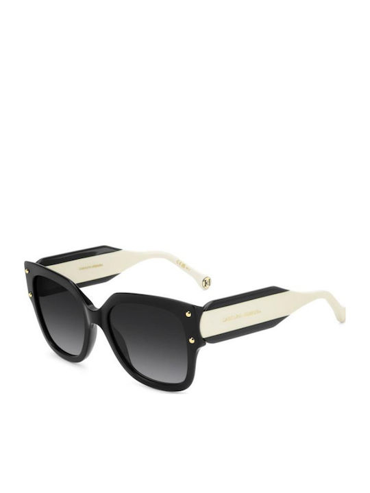 Carolina Herrera Unisex Sunglasses With Black Frame And Grey Gradient Lens