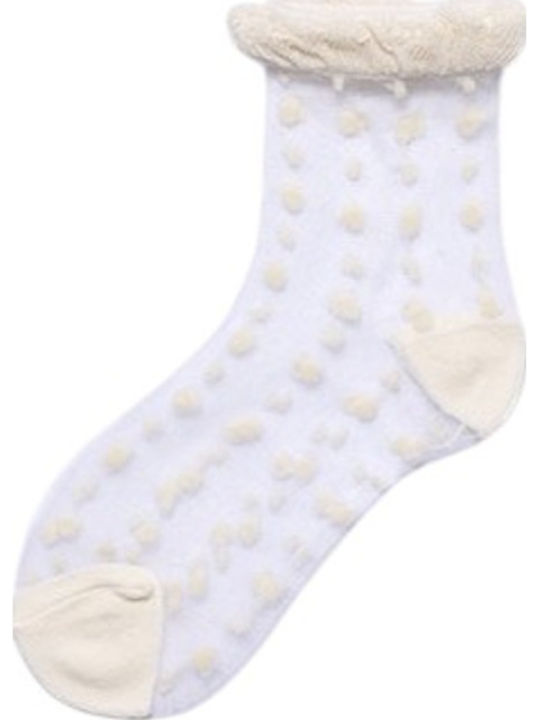 Abel & Lula Kids' Socks Ecru