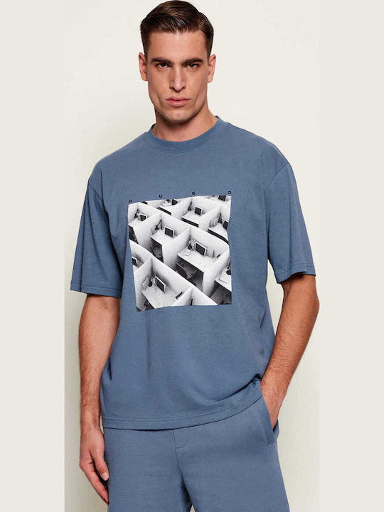 Hugo Тениска Grey/Blue