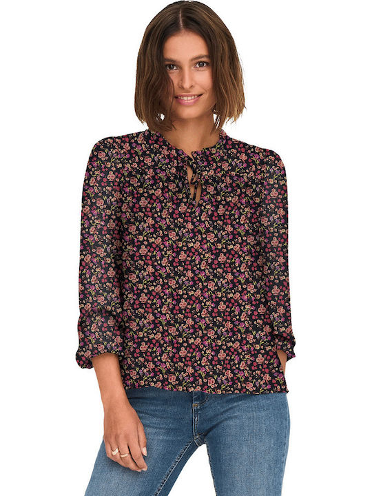 Only Γυναικεία Μπλούζα Floral Πολύχρωμο