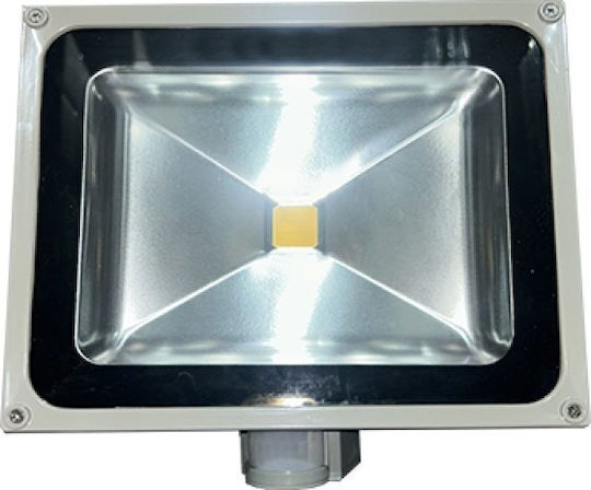 Aca LED Прожектор 30W Студено Бяло 6500K С Фотоклетка
