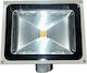 Aca Προβολέας LED 30W Θερμό Λευκό 2700K με Φωτοκύτταρο