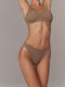 Women's Slip Seamless with Lace Tan
