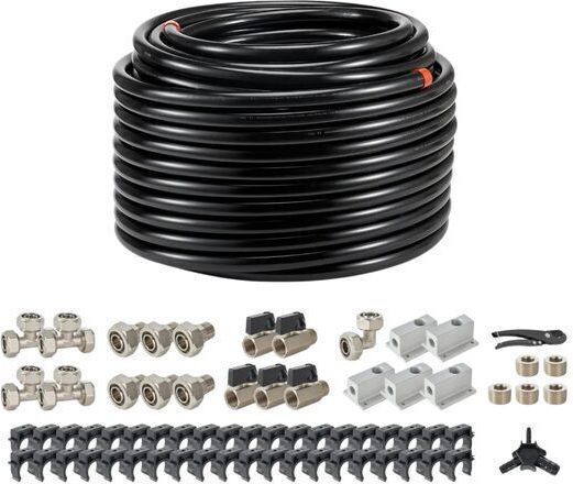 Luftschlauch-Set mit Anschlüssen 60 M Drei-Schicht Hdpe Aluminium Hdpe 14 Bar
