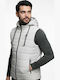 Sleeveless Jacket Puffer Gray