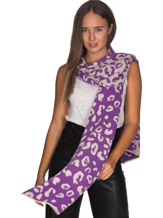 Women's Cashmere Scarf Purple