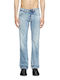 Larkee Men's Jeans Pants with Regular Straight Fit Larkee Blue