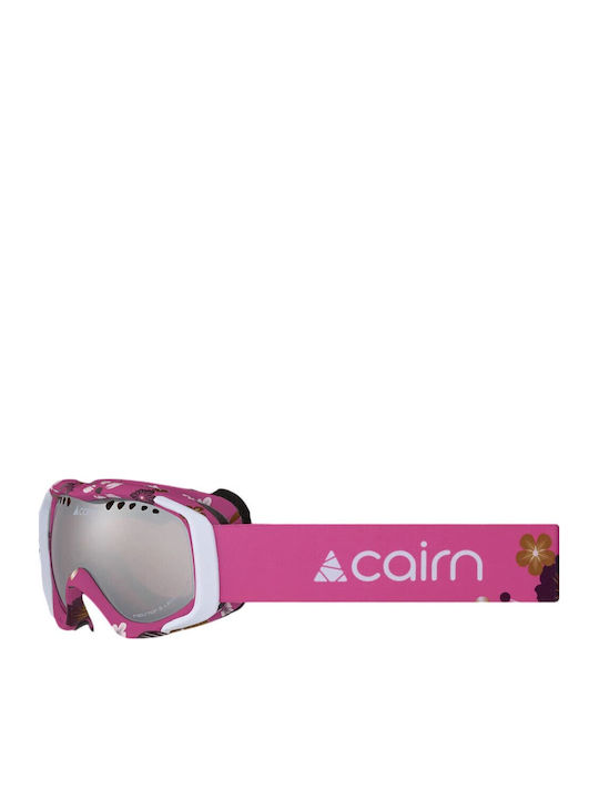 Cairn Spx3 Mat Ski & Snowboard Goggles Kids Pink with Lens in Pink Color