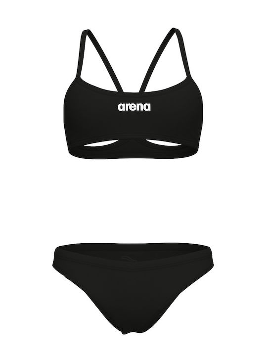 Arena Bikini Set Sports Bra Black/White
