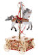 Gold Wind-Up Carriage Horse With Music 9.5x8.5x15.5cm