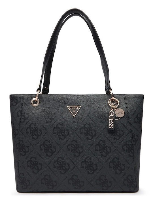 Guess Logo Noelle Damentasche Schultertasche Gray