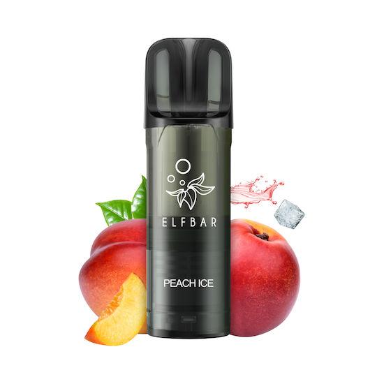 Elf Bar Ηλεκτρονικό Τσιγάρο μιας Χρήσης Peach Ice 2ml 20mg Πορτοκαλί