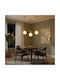kelvo Estetico Pendant Light Gold for 20 Bulbs E27 20x20x38cm