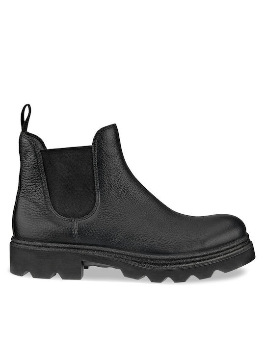 Ecco Schwarz Chelsea Stiefeletten
