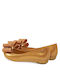 Damen Ballerinas in Gold Farbe