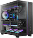 Gamdias Atlas M4 Gaming Midi Tower Κουτί Υπολογιστή με Πλαϊνό Παράθυρο Μαύρο
