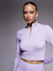 Women's Cardigan Purple