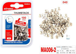 Nadeln 100 Stück 9mm Silber