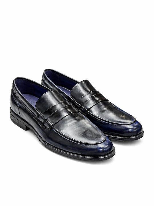 Pantofi Eleganți Pentru Bărbați Din Piele Navy