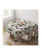 Hermia Tablecloth Ecru-black 140x220cm