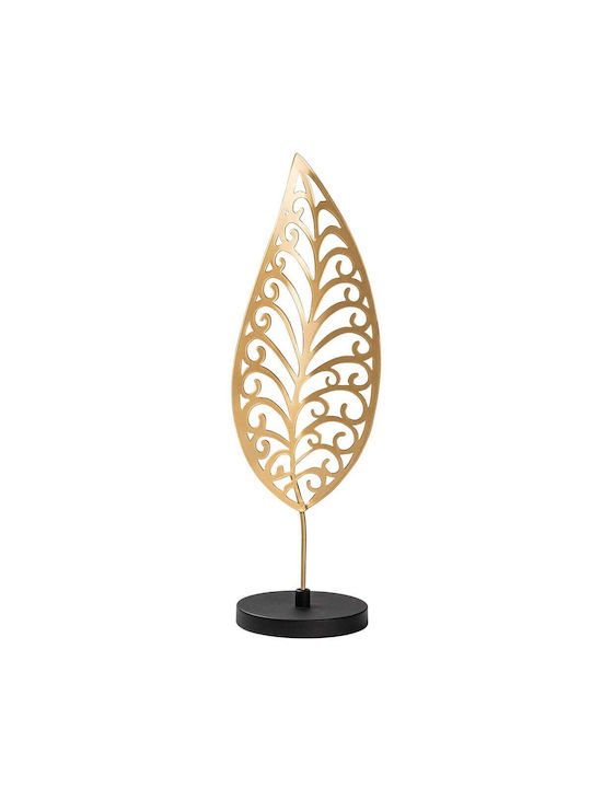 Tischdekoration 565tnl1435 49x15x13cm Gold-Schwarz Metallisch