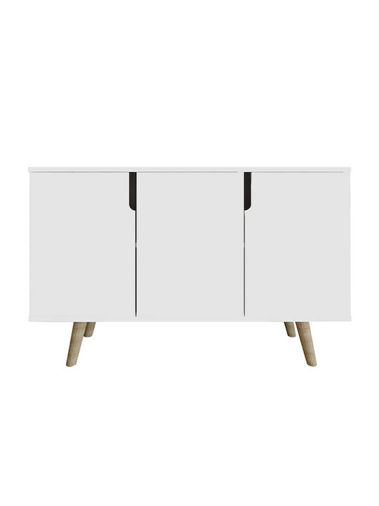 Sideboard Verona Wooden White 120x30x80cm