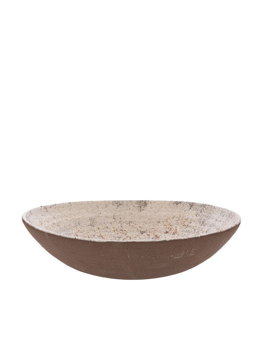 Iliadis Διακοσμητική Πιατέλα Κεραμική Λευκή 28x28x9εκ.