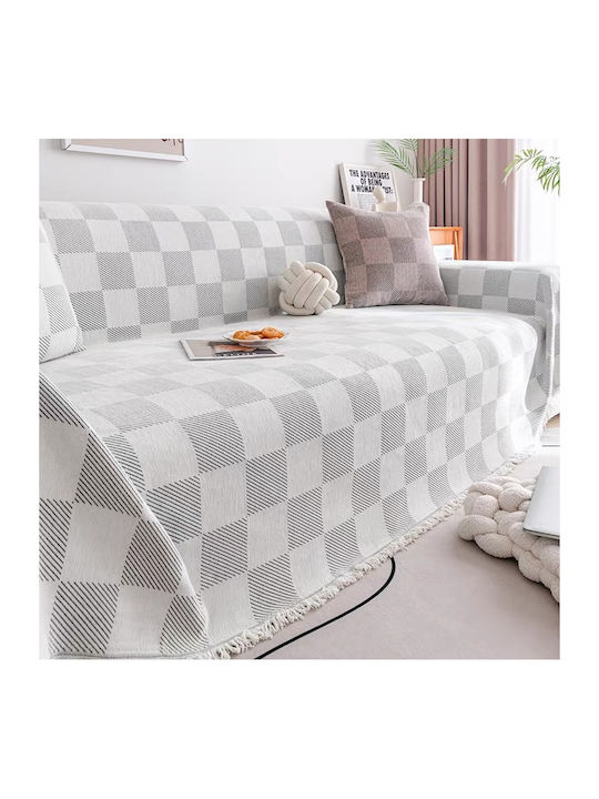 Mc Decor Check Ριχτάρι Διθέσιου Καναπέ 180x240ε...