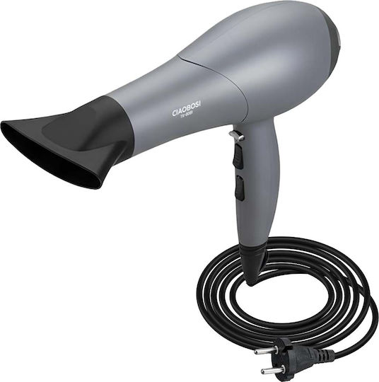Avizar Hair Dryer 4000w Adjustable Hot Cold Air Function Grey