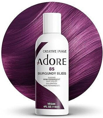 Adore Creative Image Vopsea Temporară De Păr Fără Amoniac 85 Burgundy Bliss 118ml