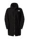Hikesteller Insulated Women's Parka Jacket Waterproof and Windproof for Spring or Autumn with Hood Black