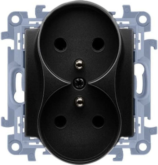 Kontakt-Simon Power Socket Black 1pcs