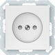 Single Walled Power Socket White