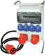 PCElectric Stationary Distribution Box Hel 1x32a 4p+1x16a 4p+4x16ags230v Industrial Socket 9012605W