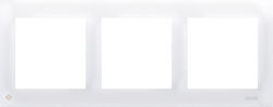 Simon Triple Antibacterial Frame White