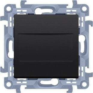 Kontakt-simon Frame Cover Module Mounting Clips Screws Matte Black Simon10