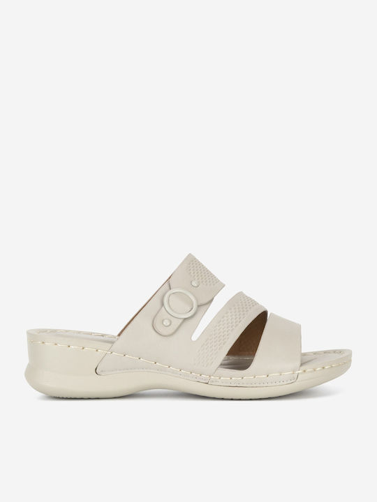 Clara Barson Flache Damen Sandalen Graue