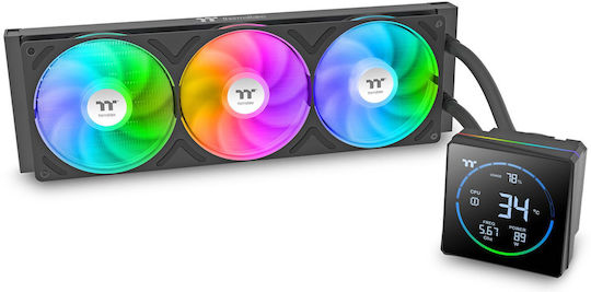 Thermaltake TH360-S v3 Υδρόψυξη AIO CPU με 3 Ανεμιστήρες 120mm και ARGB Φωτισμό